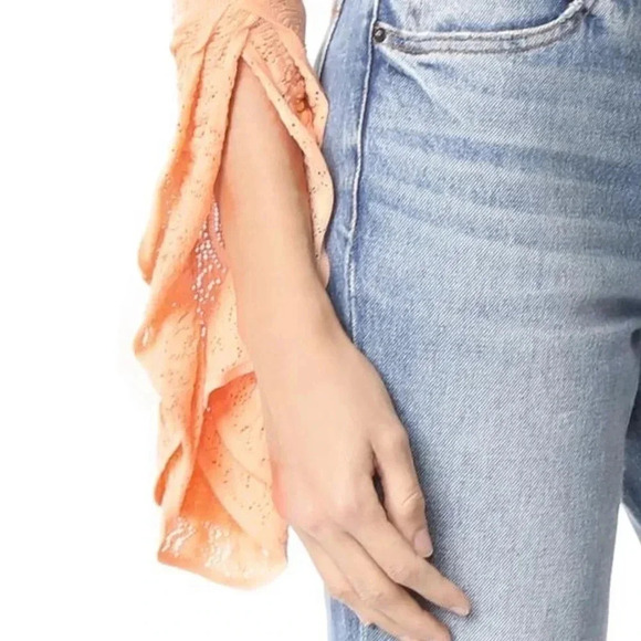 RONNY KOBO Yasamin Top in Peach - Picture 4 of 4